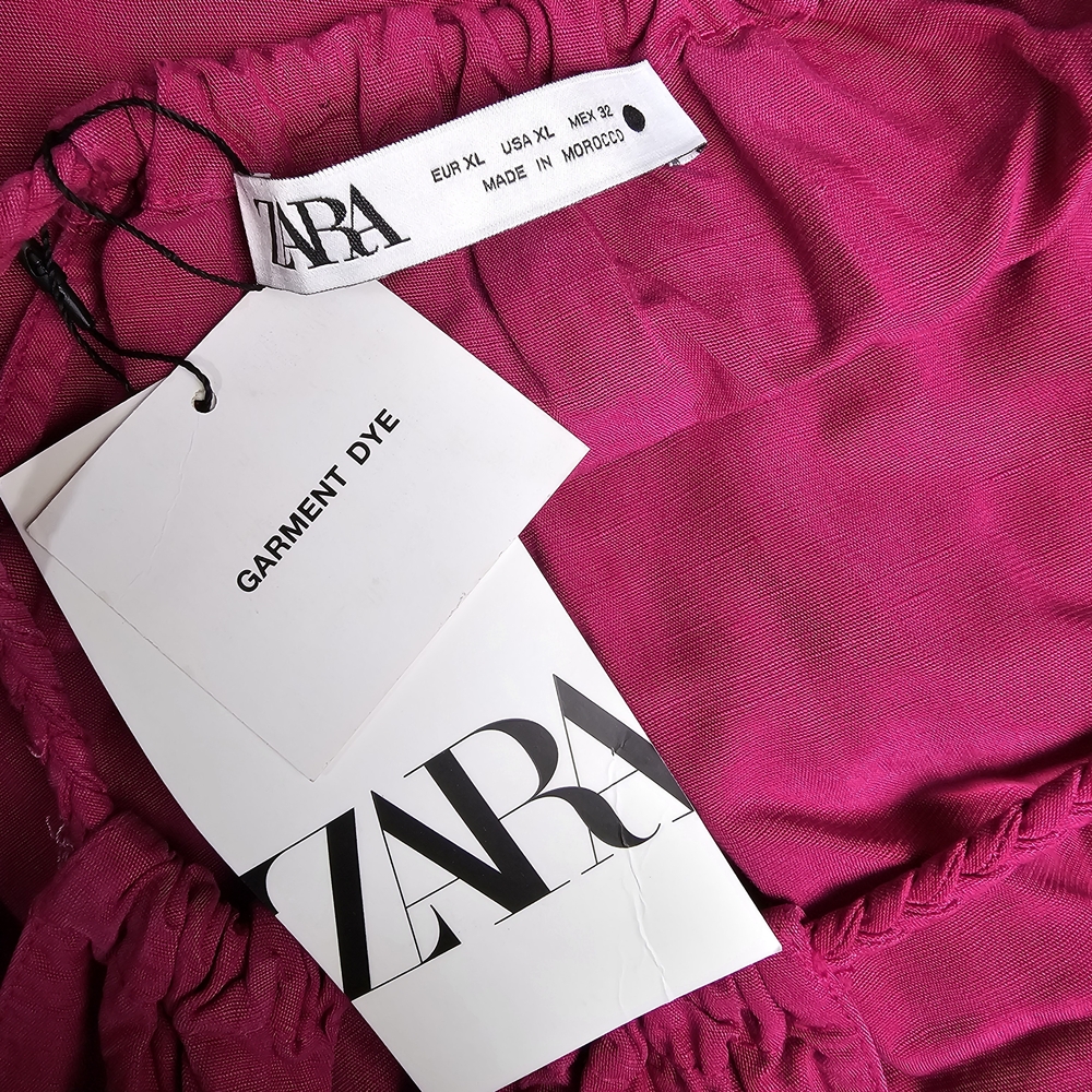 Zara Linen Fuchsia Halter Top - Picture 10 of 10
